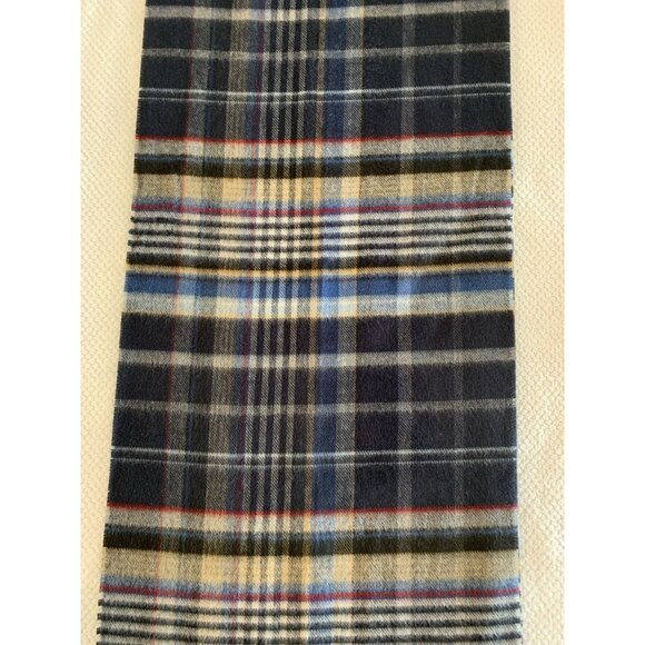 FRAAS Cashmink Scarf Blue Plaid Scarf - Picture 5 of 6